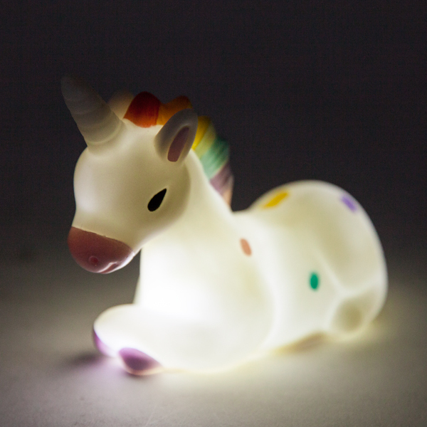 unicorn light up stuffed animal