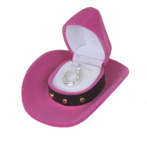 Pink Cowboy Hat Necklace