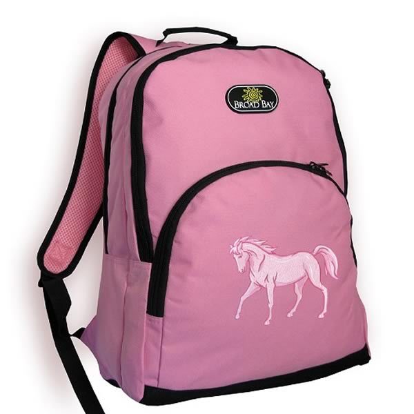 Broad Bay Pink Horse Backpack