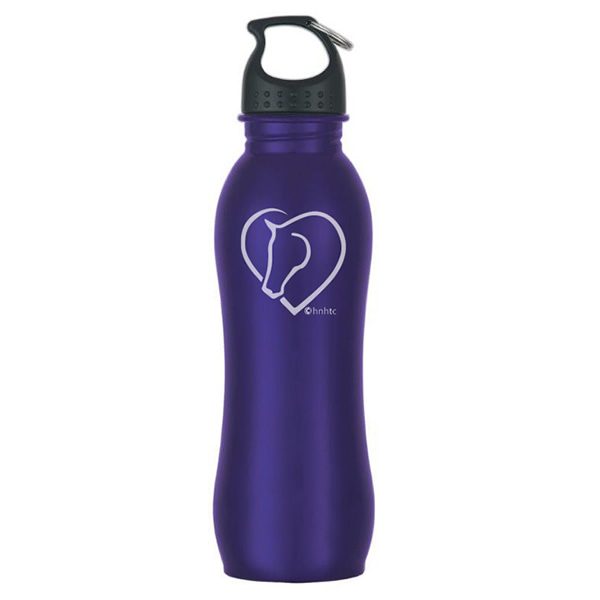 Hearts and Horses Drink Bottle Purple