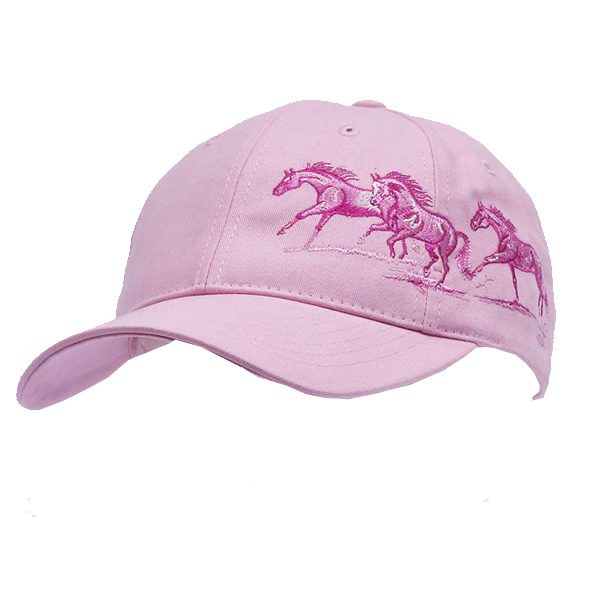 Pink Running Horse Cap