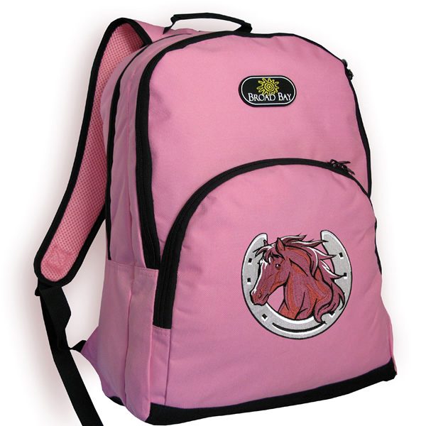 Pink Horseshoe Backpack