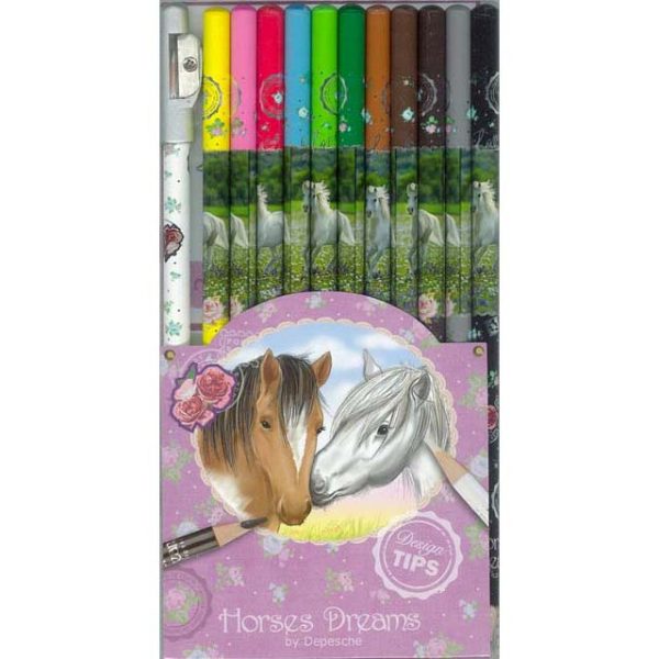 Horse Dreams Coloured Pencils