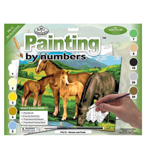 Horse Paint by Numbers