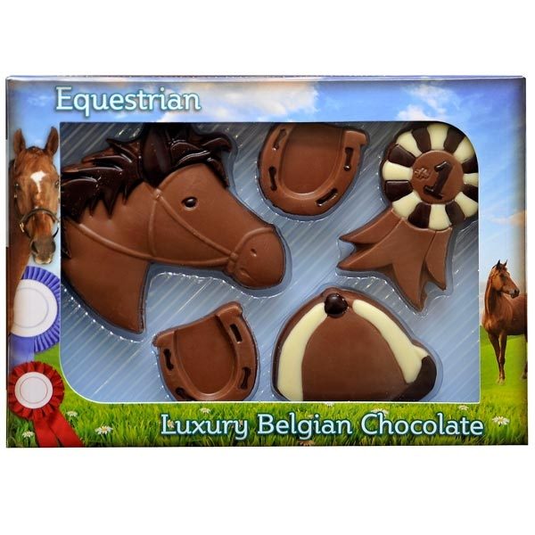Chocolate Horse Riding Set