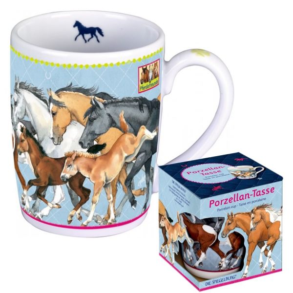 Horse Friends Porcelain Mug