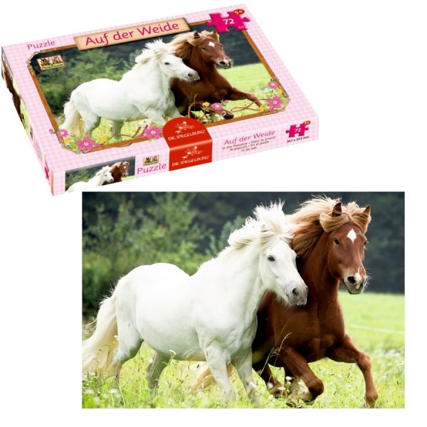 Horses in the meadow puzzle