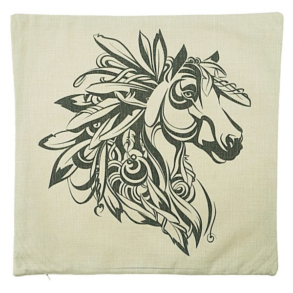 Tribal Horse Cushion