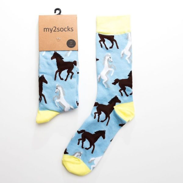 Blue Horse Socks