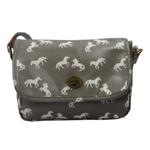 Grey Horses Handbag