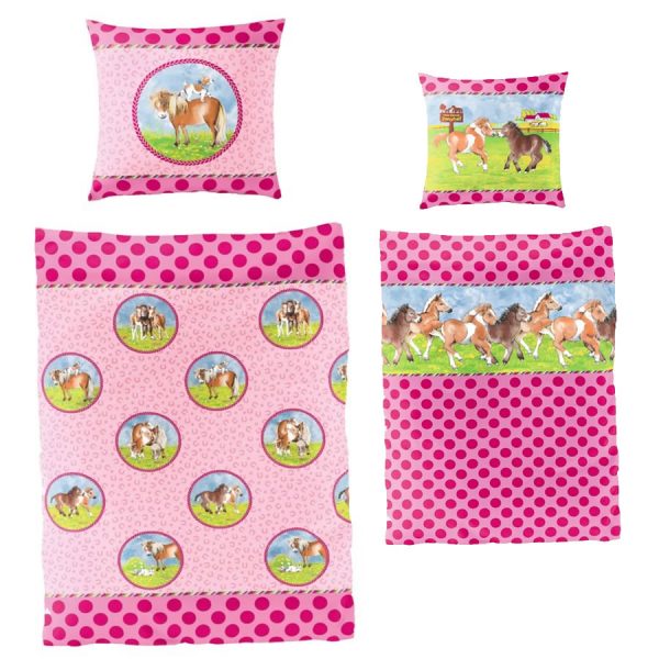Pony Farm Reversible Bed Set