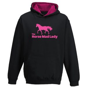 horse mad lady hoodie