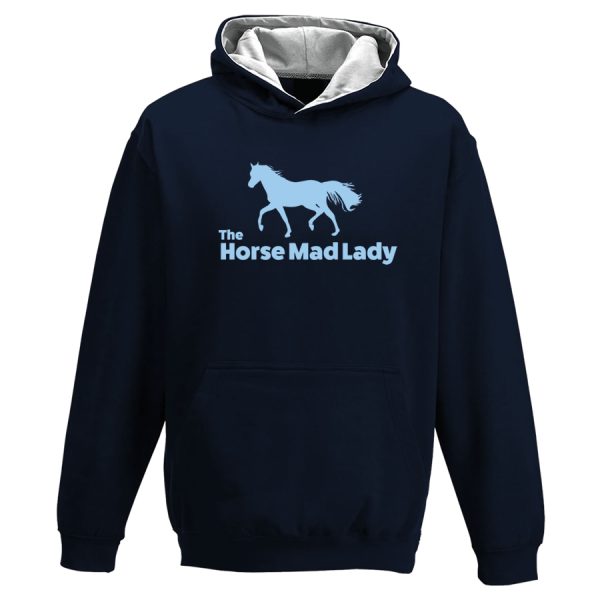 horse mad lady hoodie