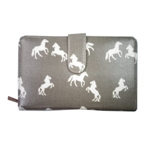 Grey wallet horses