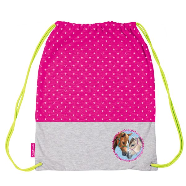 Horse backpack pink