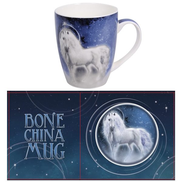 Unicorn mug blue