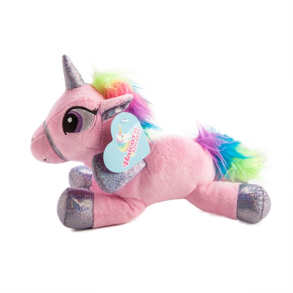 plush flying unicorn pink
