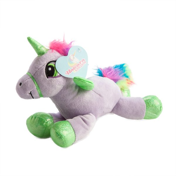 plush flying unicorn purple