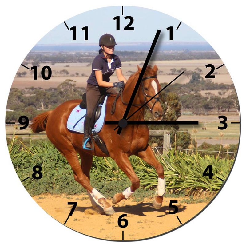 Galloping Horse Clock Horse Clocks Filly and Co