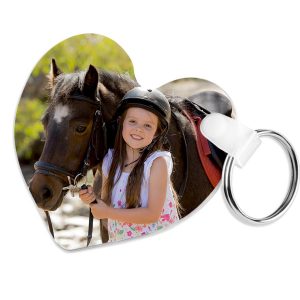 your photo heart keyring