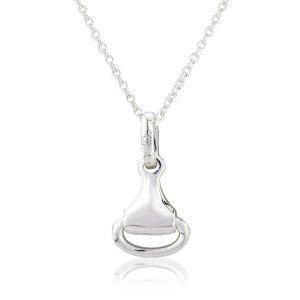 Snaffle Pendant Necklace