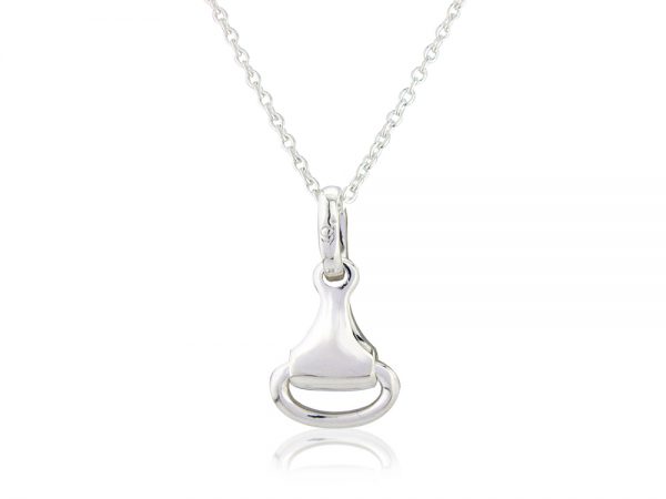 Snaffle Pendant Necklace