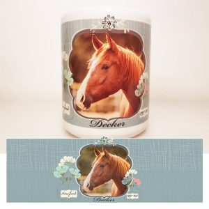 in memory horse candle