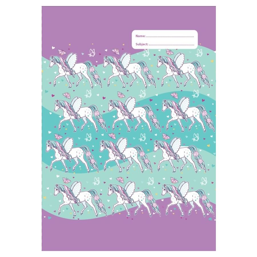 Peony Pony A4 Bookcover I - Filly and Co Horse Gifts