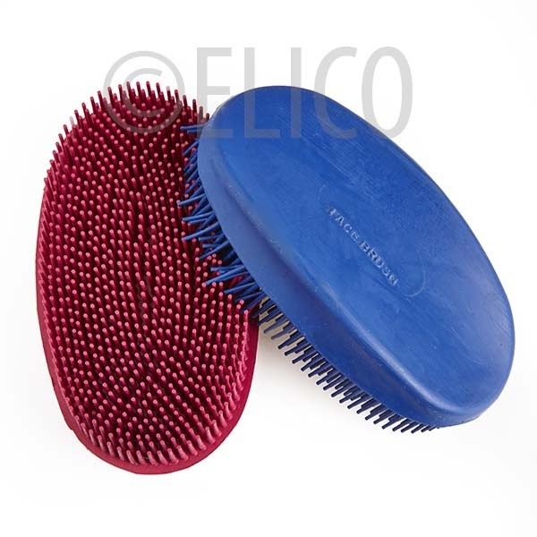 oval grooming face brush