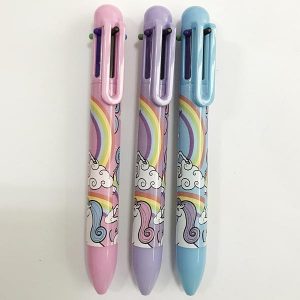 unicorn 6 colour pen