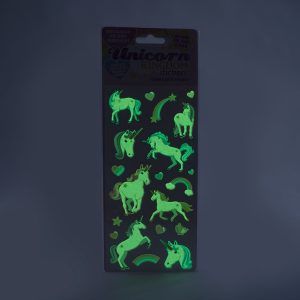 Glow in the Dark Unicorn Kingdom Stickers