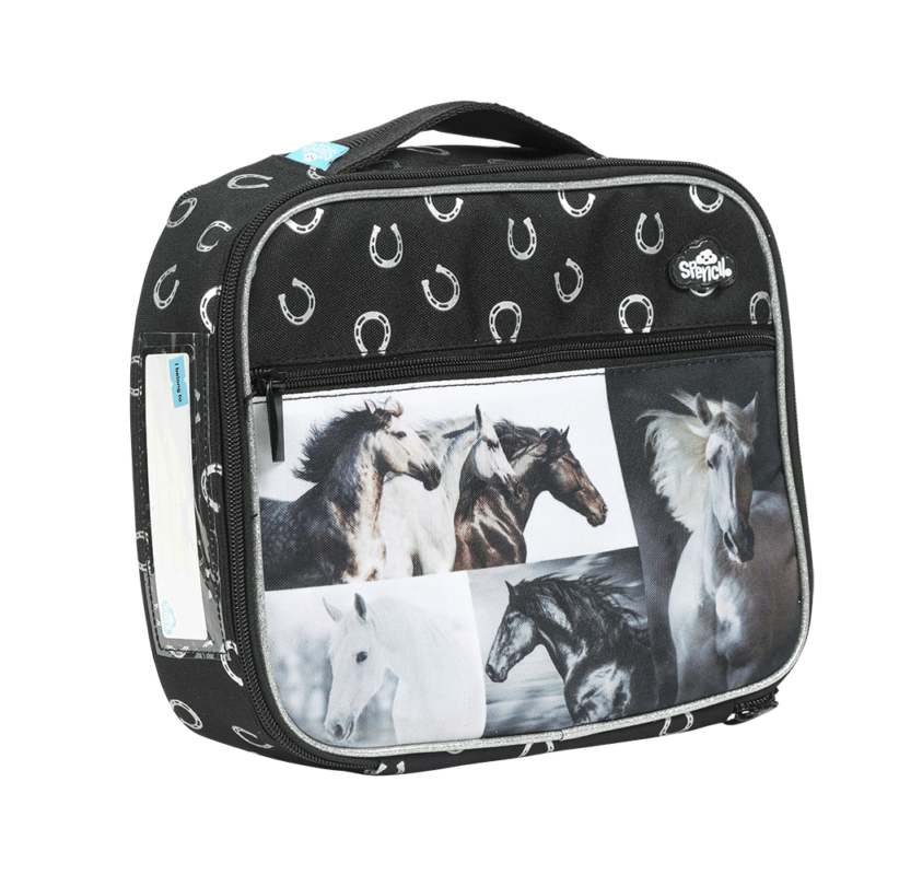 B&W Horse Big Cooler Lunch Box Filly and Co Horse Gifts