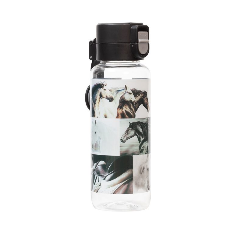 B&W Horse Water Bottle Filly and Co Horse Gifts