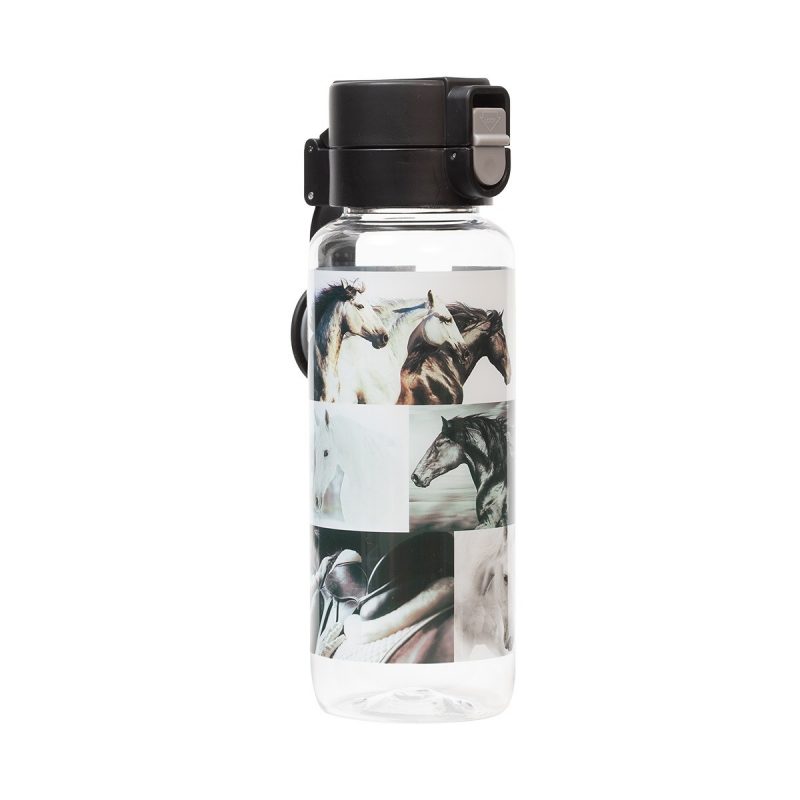 B&W Horse Water Bottle