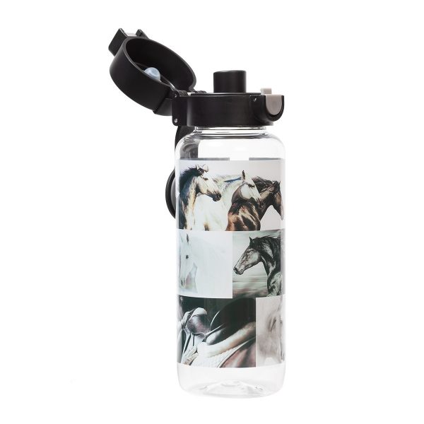 B&W Horse Water Bottle
