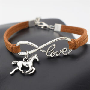 I love horse bracelet brown
